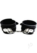 Rouge Rubber Ankle Cuffs Black