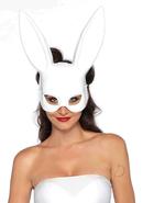Bondage Bunny Mask Os White