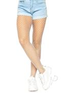 Spandex Industrial Net Tights Os White