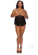 Barely B Cuples Babyd Thong Ps Blk(spec)